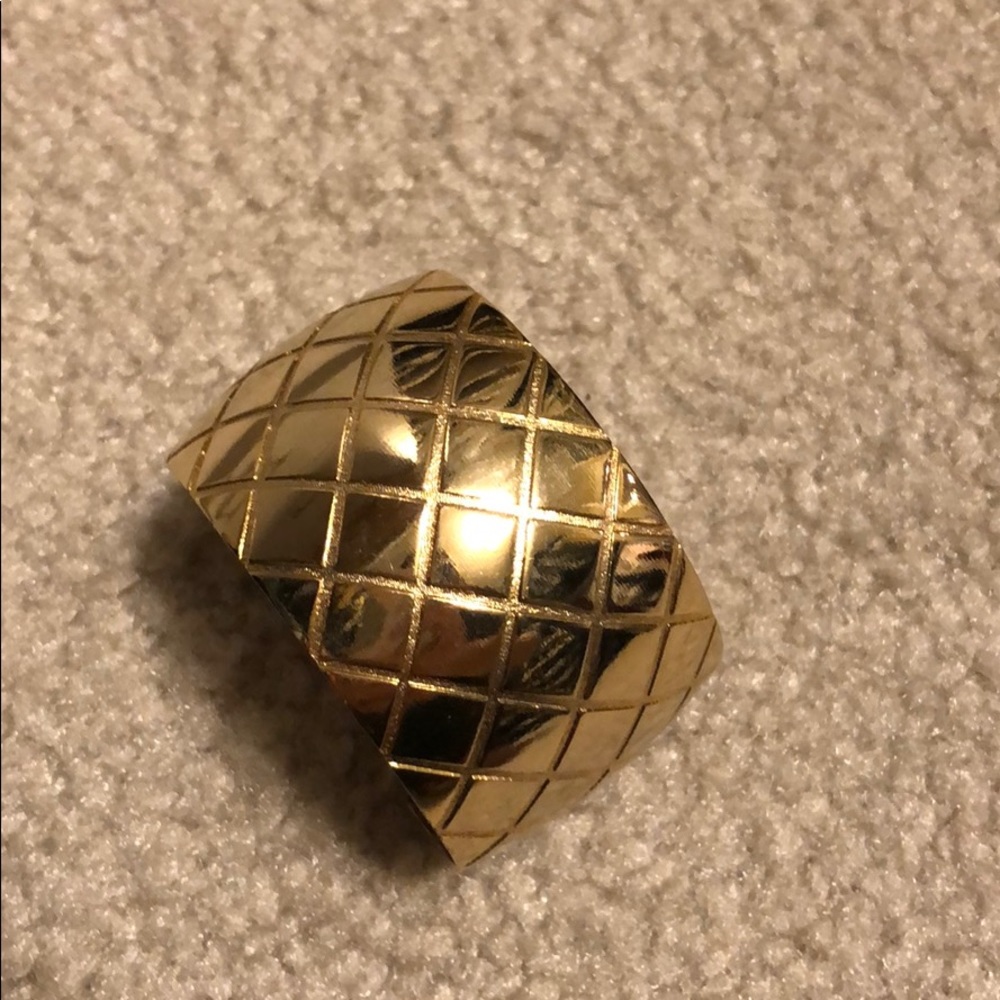 Gold cuff bracelet